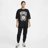 Nike Sportswear Essential жіноча оверсайз футболка колір чорний