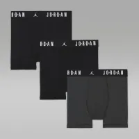 Nike Jordan Flight Dri-FIT Big дитячі Poly труси (3 пари) колір сірий