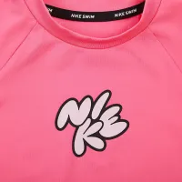 Nike Swim Hydroguard Little дитячі (Girls') Long-Sleeve футболка Pink