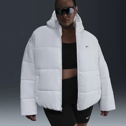 Nike Sportswear Classic Puffer жіноча Therma-FIT Loose Hooded Куртка (великі розміри) колір білий
