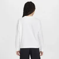 Nike Sportswear Essential Big дитячі (Girls') Long-Sleeve футболка колір білий