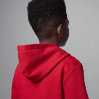 Nike Air Jordan Big детские (для мальчиков) Pullover Толстовка с капюшоном цвет красный