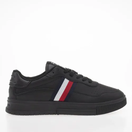 Кросівки Tommy Hilfiger Supercup Stripes Leather FM0FM04824-0GQ - Чорні