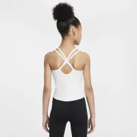Nike One Fitted Big дитячі (Girls') Dri-FIT Tank колір білий