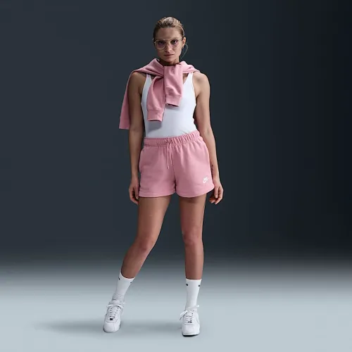 Nike Sportswear Club Fleece женская Mid-Rise шорты Pink
