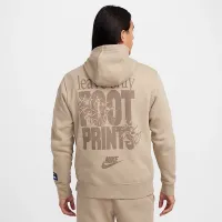 Nike Sportswear Club мужские Fleece Pullover Толстовка с капюшоном цвет коричневый