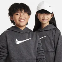 Nike Multi+ Big дитячі Therma-FIT Pullover Толстовка з капюшоном колір чорний