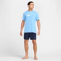 Nike Swim Hydroguard мужские Short-Sleeve Top синий
