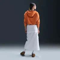 Club Америка Phoenix Fleece Special Edition женская Nike Soccer оверсайз Pullover Толстовка с капюшоном Orange