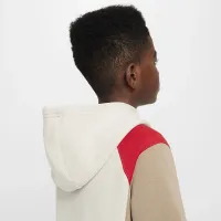 Nike Air Big детские Pullover Толстовка с капюшоном цвет коричневый