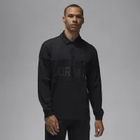 Nike Jordan Essentials мужские Long-Sleeve Rugby Top цвет черный