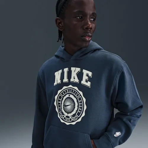 Nike Club чоловічі Pull-Over Fleece Толстовка з капюшоном блакитний