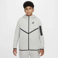 Nike Sportswear Tech Fleece Big дитячі Full-Zip Толстовка з капюшоном (Extended Size) колір сірий