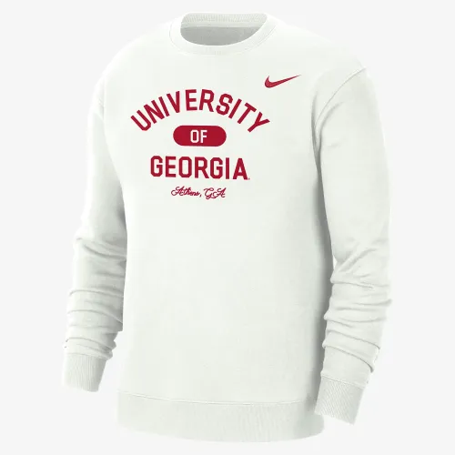 Georgia чоловічі Nike College Crew-Neck Top колір білий