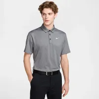Nike Tour чоловічі Dri-FIT Heatheколір червоний для гольфу Polo колір чорний