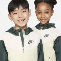Nike Sportswear Windrunner Little детские Full-Zip Куртка цвет зеленый