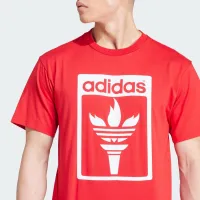 Футболка adidas Originals Trefoil Torch JJ1219 - Красная