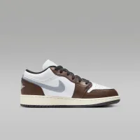 Nike Air Jordan 1 Low SE Big детские Кроссовки цвет белый