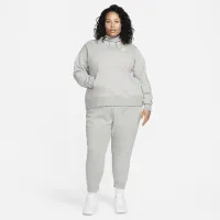 Nike Sportswear Club Fleece жіноча Funnel-Neck Толстовка з капюшоном (великі розміри) колір сірий