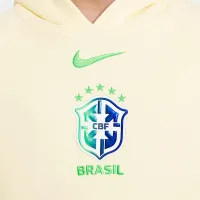 Brazil Big детские Nike Air Soccer Pullover Толстовка с капюшоном цвет коричневый
