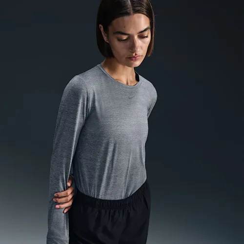 Nike One Classic женская Dri-FIT Long-Sleeve Top цвет серый