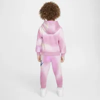 Nike Solarized Toddler Pullover Толстовка с капюшоном and Pants набор Pink