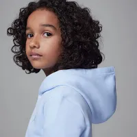 Nike Jordan MJ Brooklyn Fleece Little детские 2-Piece Pullover Толстовка с капюшоном набор синий