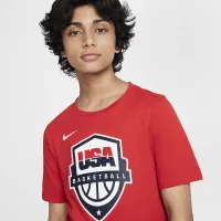 USAB Big дитячі Nike баскетбольні футболка Red