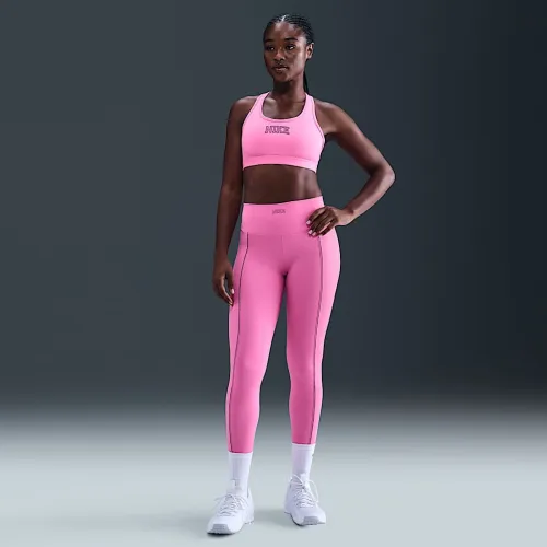 Nike One женская С высокой Талией Full-Length лосины Pink