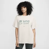 Nike Sportswear женская футболка цвет коричневый