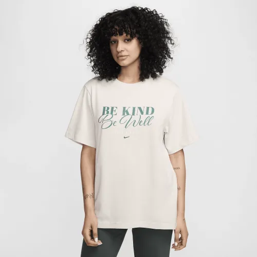 Nike Sportswear женская футболка цвет коричневый