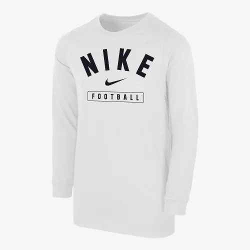 Nike Football Big детские (для мальчиков) Long-Sleeve футболка цвет белый