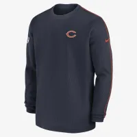 Chicago Bears Sideline Coach Men’s Nike NFL Long-Sleeve Top блакитний