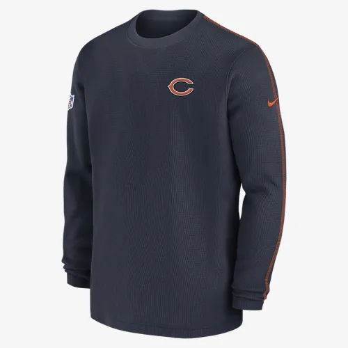 Chicago Bears Sideline Coach Men’s Nike NFL Long-Sleeve Top блакитний