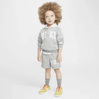 Nike Sportswear Club Toddler French Terry Long Sleeve Polo колір сірий