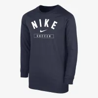 Nike Swoosh Big дитячі (для хлопчиків) Soccer Long-Sleeve футболка блакитний