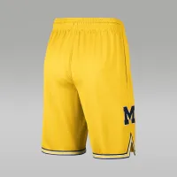 Nike Jordan College (Michigan) мужские Replica баскетбольные шорты Yellow