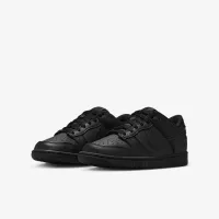 Nike Dunk Low Big детские Кроссовки цвет черный