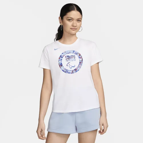 Team USA Essential женская Nike футболка цвет белый
