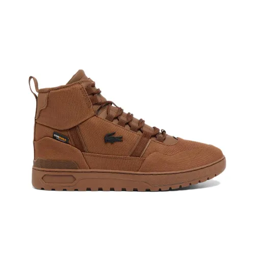Кроссовки Lacoste T-Clip Mid Trainers 748SMA0040-77T - Бежевые