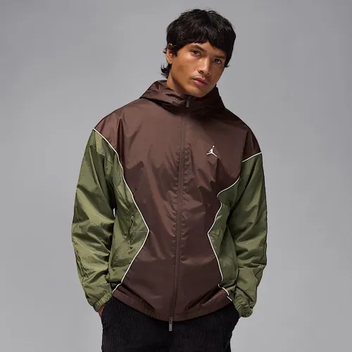 Nike Jordan Brooklyn чоловічі Hooded Draft Куртка колір коричневий