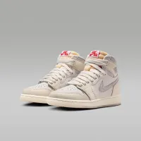 Nike Air Jordan 1 Retro High OG Big детские Кроссовки цвет белый
