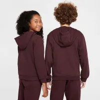 Nike Sportswear Club Fleece Big детские Pullover Толстовка с капюшоном цвет красный
