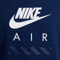 Nike Air мужские Fleece Pullover Толстовка с капюшоном синий