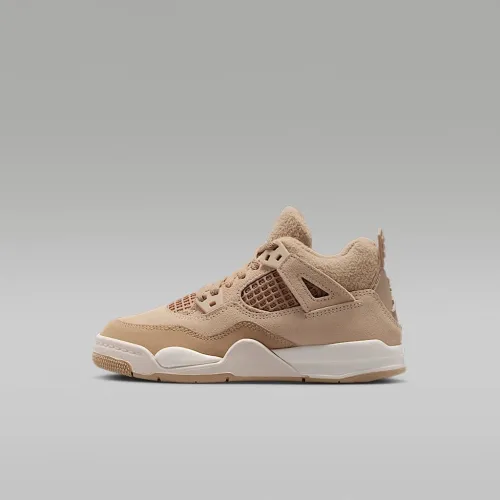 Nike Jordan 4 Retro Little детские Кроссовки цвет коричневый