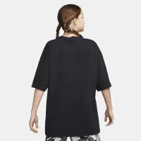Nike Sportswear Essential жіноча оверсайз футболка колір чорний