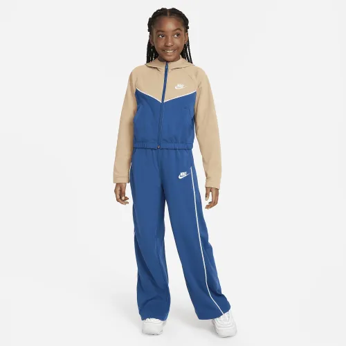 Nike Sportswear Big дитячі (Girls') Tracksuit колір коричневий