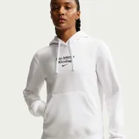 Nike жіноча Wrestling Pullover Толстовка з капюшоном колір білий