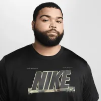 Nike чоловічі Dri-FIT Fitness футболка колір чорний
