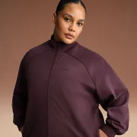 NikeSKIMS Matte Tricot женская оверсайз Full-Zip Track Куртка цвет красный